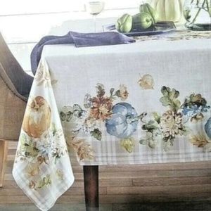 JCPenney Harvest Pumpkin Thanksgiving Tablecloth